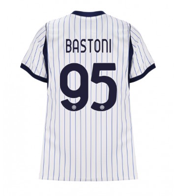 Inter Milan Alessandro Bastoni #95 Udebanetrøje Dame 2026-27 Kortærmet Inter Milan Alessandro Bastoni #95 Udebanetrøje Dame 2026-27 Kortærmet